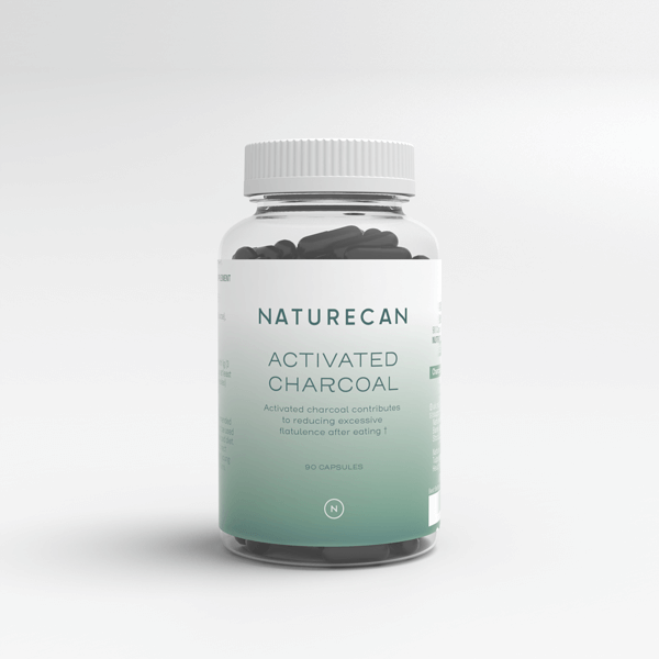 Aktivt kol – 90 kapslar-Naturecan 